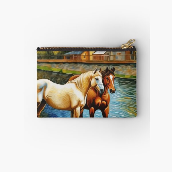 Item preview, 2 Strong Racehorses At The River Bend Zoo Pals Animal Cutest T-Shirts designed and sold by sportsimpact.