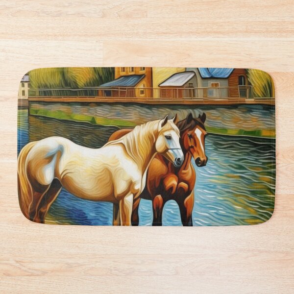 Item preview, 2 Strong Racehorses At The River Bend Zoo Pals Animal Cutest T-Shirts designed and sold by sportsimpact.