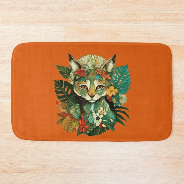 Item preview, A magnificent fennec among tropical leaves and flowers of fantastic beauty.  designed and sold by Natalia-Vlad.