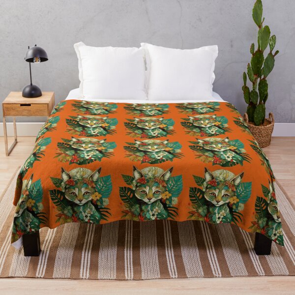 Item preview, A magnificent fennec among tropical leaves and flowers of fantastic beauty.  designed and sold by Natalia-Vlad.