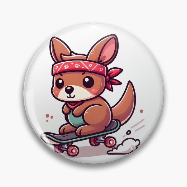 Item preview, Kawaii Kangaroo With Bandana designed and sold by CanvasCutie.