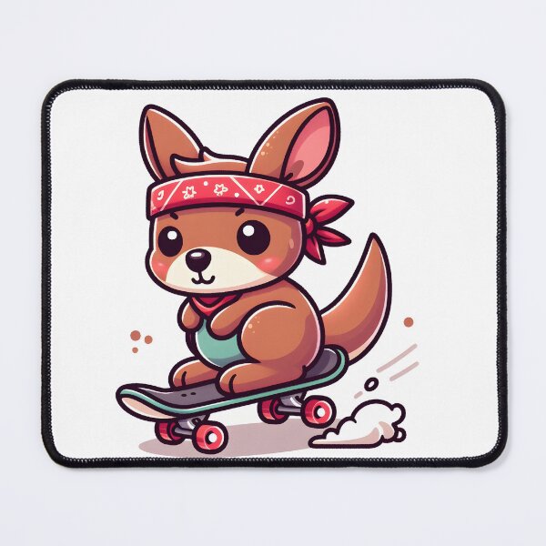 Item preview, Kawaii Kangaroo With Bandana designed and sold by CanvasCutie.