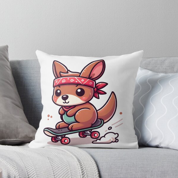 Item preview, Kawaii Kangaroo With Bandana designed and sold by CanvasCutie.