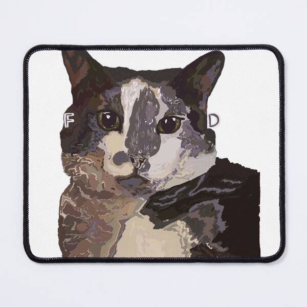 Item preview, Drawing of a hungry cat designed and sold by bewareofpossum.