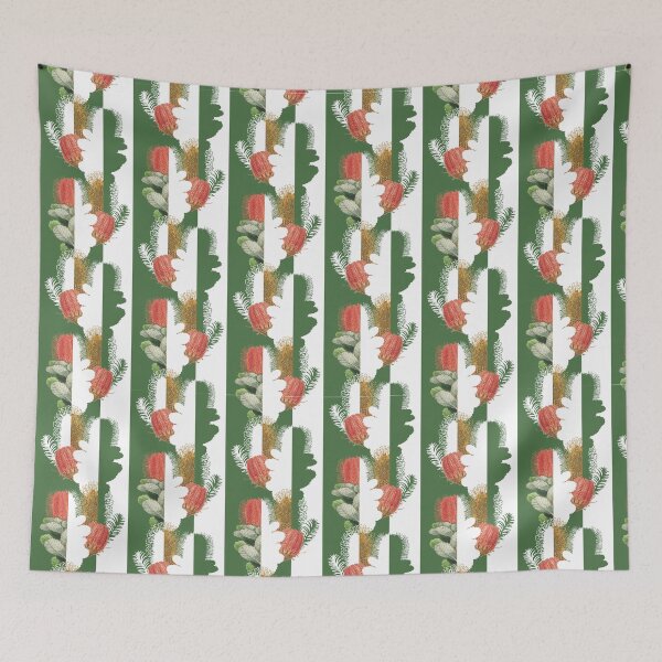 Item preview, Banksia Stripes Green designed and sold by Margaret Kalms.