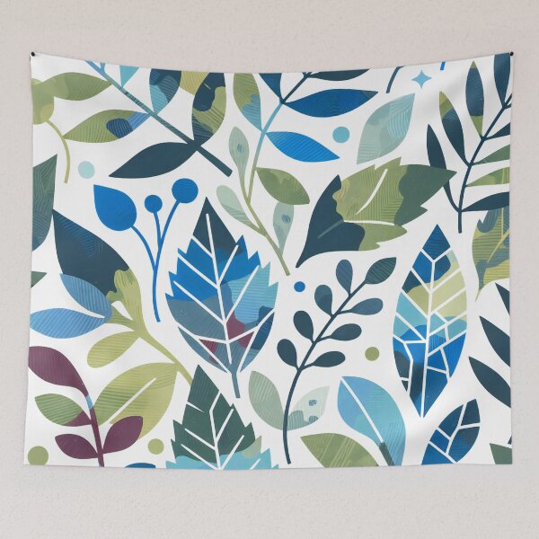 Item preview, Verdant Whispers Leafy Elegance in Nature's Hues designed and sold by ArtComixHaven.