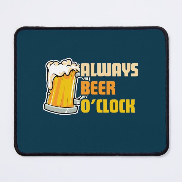 Item preview, Always Beer O'Clock designed and sold by ParenthoodPuns.