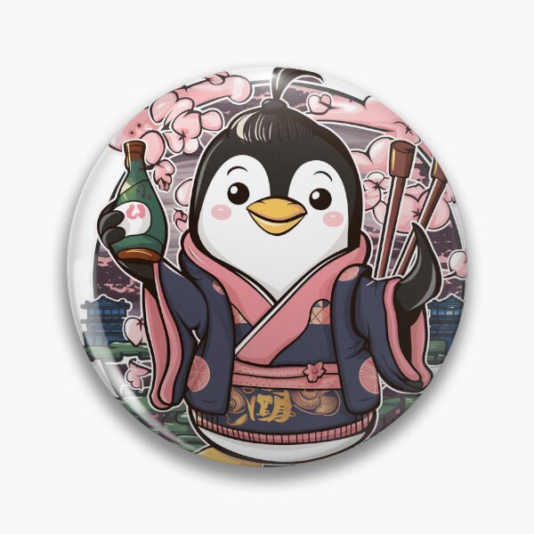 Item preview, Geisha Penguin Art designed and sold by Obsidian Ink by Wilshire.