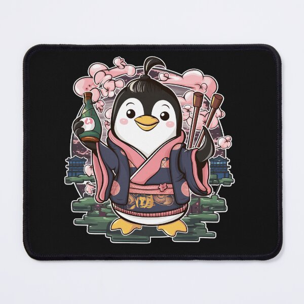 Item preview, Geisha Penguin Art designed and sold by Obsidian Ink by Wilshire.