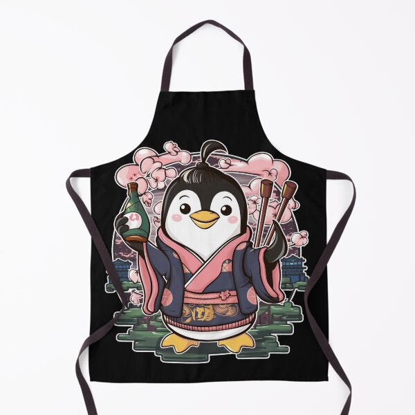 Item preview, Geisha Penguin Art designed and sold by Obsidian Ink by Wilshire.