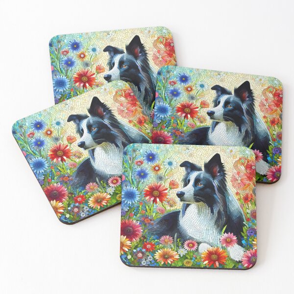 Item preview, Whimsical Border Collie Bliss II designed and sold by PawspectCreate.