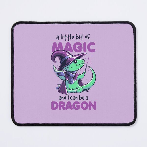Artikelvorschau, With Magic I Can Be a Dragon - Cute Book Witch Gift entworfen und verkauft von koalateess.