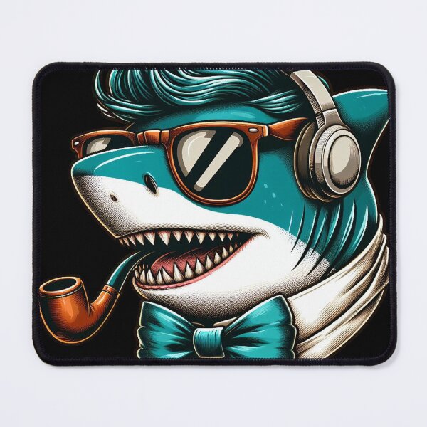 Item preview, Hipster Shark designed and sold by Oryartil.