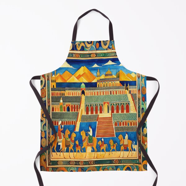 Item preview, Persian Art City Square designed and sold by ArtHistoryPrint.