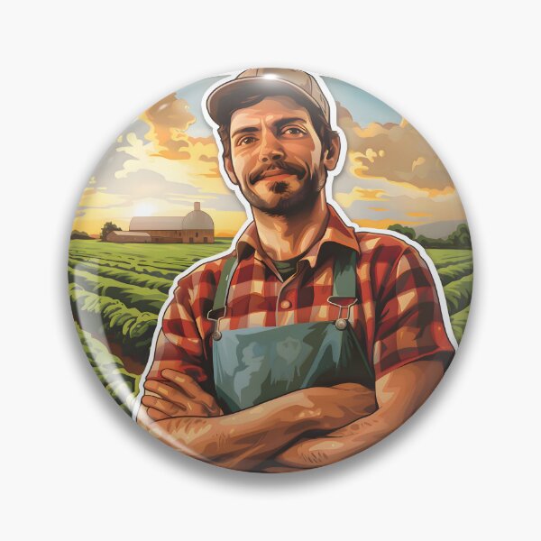 Item preview, Standing Strong: The Farmer's Legacy designed and sold by AI-Only Creations.