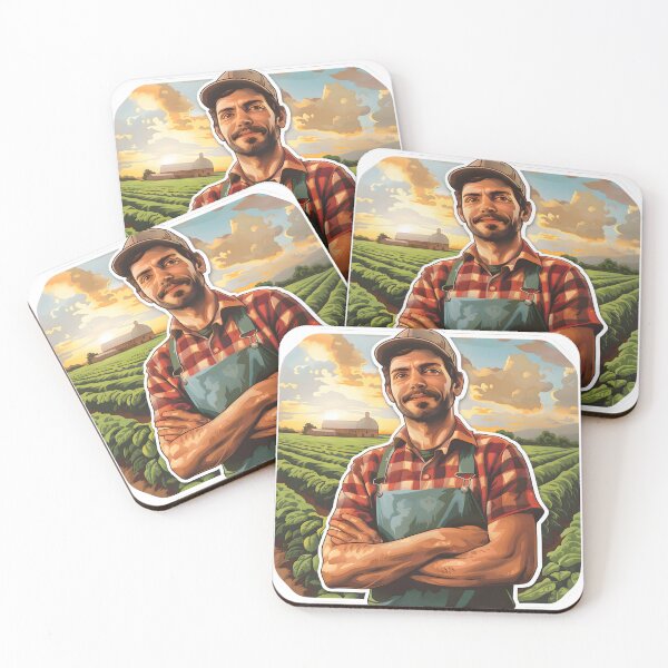 Item preview, Standing Strong: The Farmer's Legacy designed and sold by AI-Only Creations.