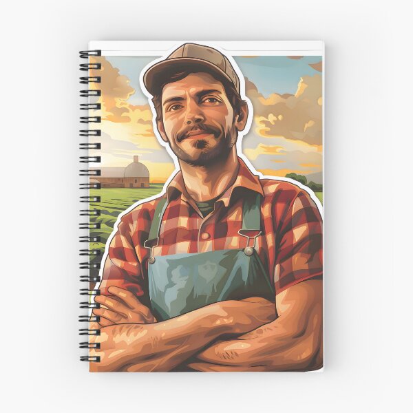 Item preview, Standing Strong: The Farmer's Legacy designed and sold by AI-Only Creations.