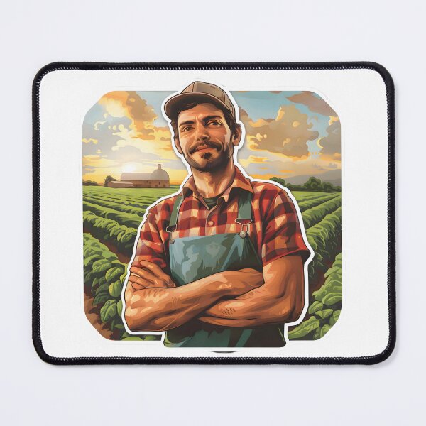 Aperçu de l'œuvre Debout fort : l'héritage des agriculteurs créée et vendue par AI-Only Creations.