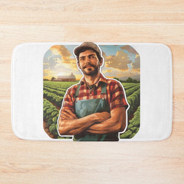 Item preview, Standing Strong: The Farmer's Legacy designed and sold by AI-Only Creations.
