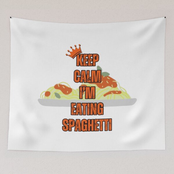 Item preview, Keep Calm I'm Eating Spaghetti - Spaghetti Lover Design designed and sold by TGAL2.