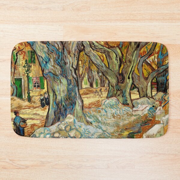 Item preview, The Large Plane Trees (Road Menders at Saint-Rémy) (1889) by Vincent Van Gogh designed and sold by My Artprintz.