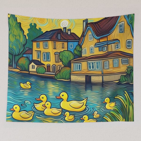 Item preview, Cute Yellow Duckling Family Playing At River Zoo Pals Animal Cutest T-Shirts designed and sold by sportsimpact.