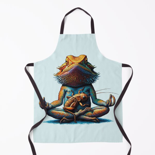 Item preview, Bearded Dragon Cricket Meditation designed and sold by bunnyboiler.
