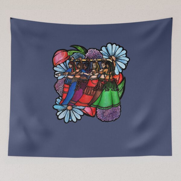 Item preview, Rainbow Belly Dancers designed and sold by FrictionMaxxing.