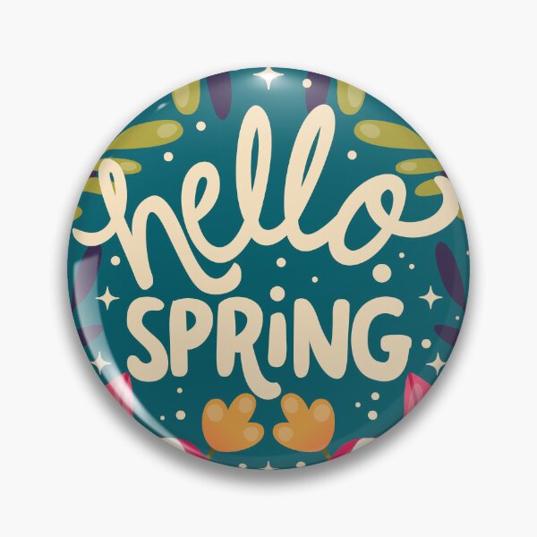 Item preview, Hello Spring Hand Lettering  designed and sold by BlueLela.