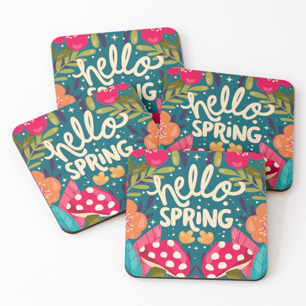 Item preview, Hello Spring Hand Lettering  designed and sold by BlueLela.