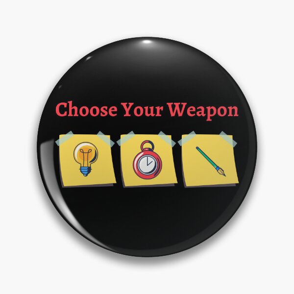 Item preview, Choose Your Weapon HR Ideas, Time Management, and Notetaking designed and sold by Fantastic-Finds.