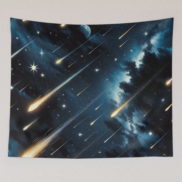 Item preview, Stellar Wonders Meteor Showers Light Up the Night Sky designed and sold by ArtComixHaven.