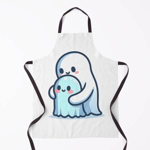 Item preview, Kawaii Ghost Whisperer Hugging A Friendly Ghost designed and sold by CanvasCutie.