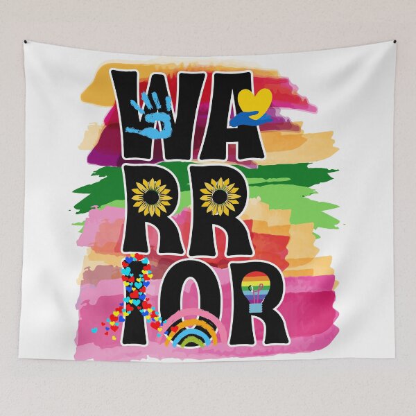 Item preview, The warrior autism awareness designed and sold by Taans-Creation.