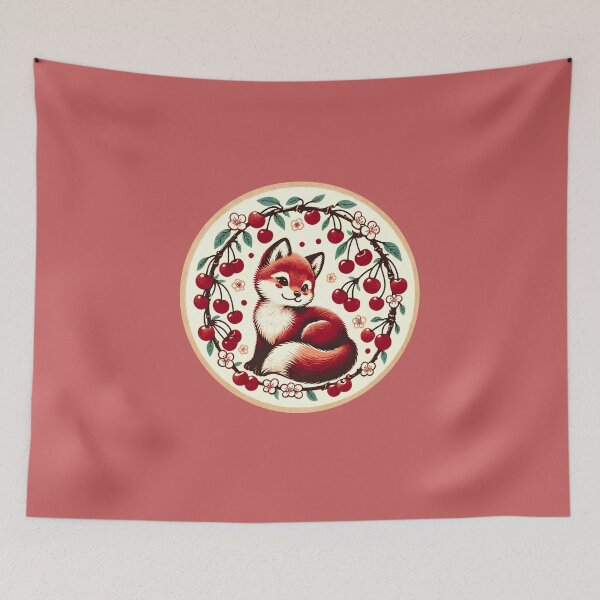 Item preview, Red Cherry Fox designed and sold by FrictionMaxxing.