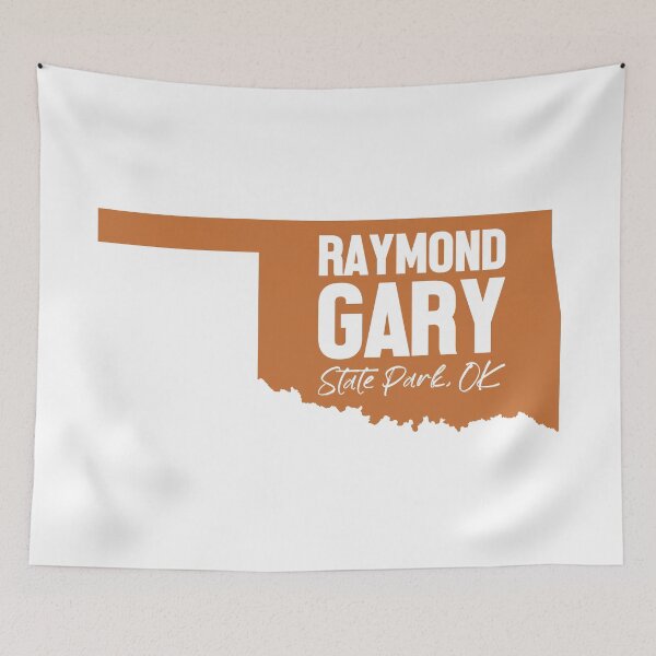 Item preview, Raymond Gary State Park Oklahoma Map designed and sold by bivenart.