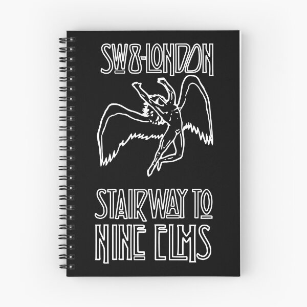Item preview, SW8-London Stairway to Nine Elms (White on Black) designed and sold by Londonation.