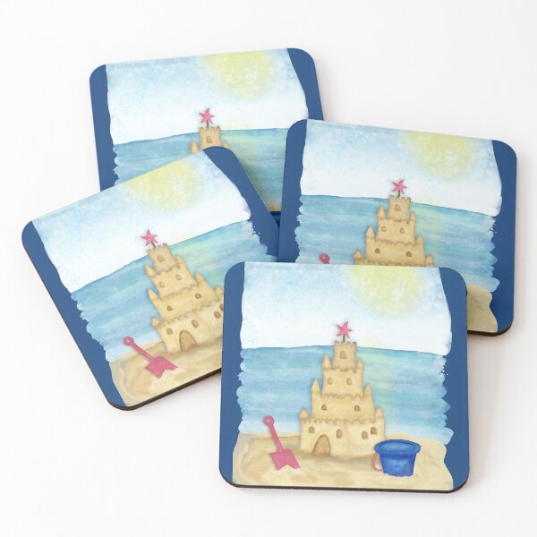 Item preview, Seaside Sand Citadel designed and sold by AdriaCaps Art & Design.