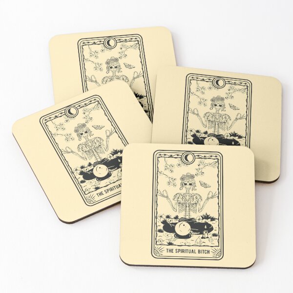 Artikelvorschau, Das spirituelle Bitch-Tarot-Auto... Die spirituelle Bitch-Tarotkarte, lustige Tarotkarte, die spirituelle Hexen-Tarotkarte, Frauen-Skelett-Tarotkarte, Sublimation, Design, Hexen-Tarotkarte, Skelette, die Liebe entworfen und verkauft von camelsvg.