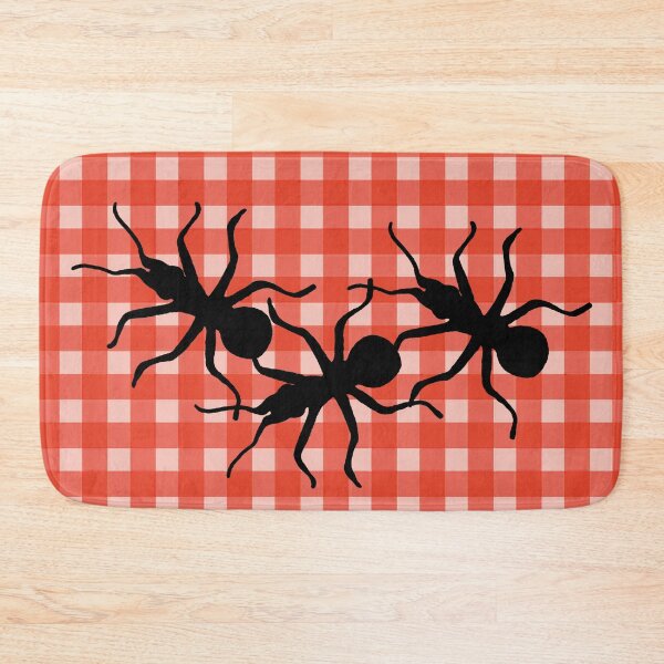 Item preview, Marching Black Ants on Plaid designed and sold by DeerSpirit.
