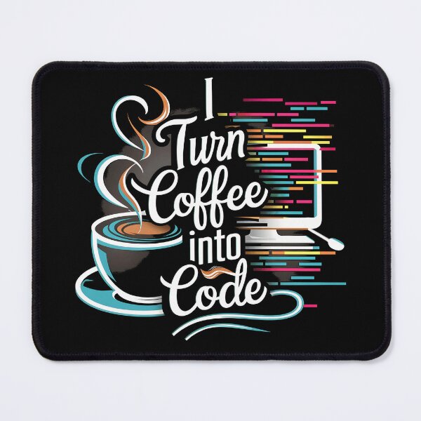 Item preview, Caffeine Coder: The Programmer's Mantra designed and sold by WolfeMoonMerch.