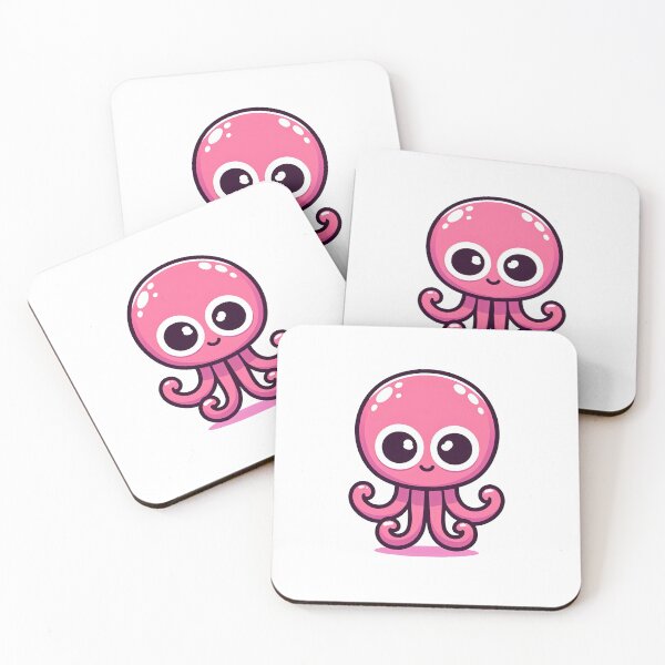 Item preview, Pink funny octopus designed and sold by Lukasz Kobylka.