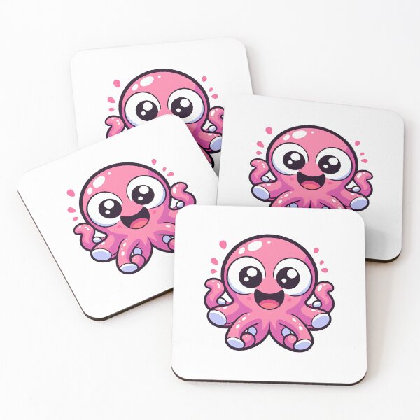 Item preview, Pink funny octopus designed and sold by Lukasz Kobylka.