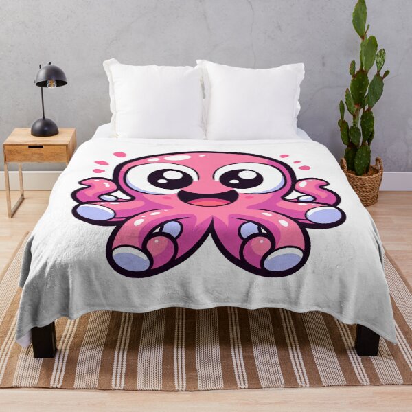 Item preview, Pink funny octopus designed and sold by Lukasz Kobylka.