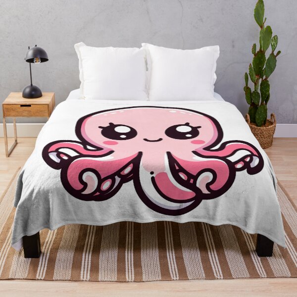 Item preview, Pink funny octopus designed and sold by Lukasz Kobylka.