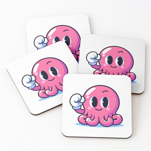 Item preview, Pink funny octopus designed and sold by Lukasz Kobylka.