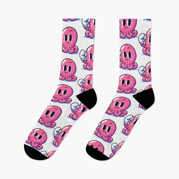 Item preview, Pink funny octopus designed and sold by Lukasz Kobylka.