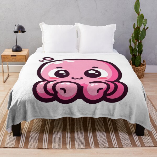 Item preview, Pink funny octopus designed and sold by Lukasz Kobylka.