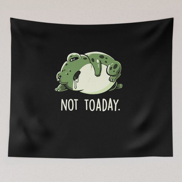 Item preview, Not Toaday - Cute Tired Cat Animal Gift designed and sold by koalateess.