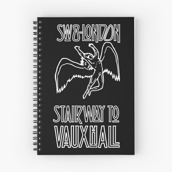 Item preview, SW8-London Stairway to Vauxhall (White on Black) designed and sold by Londonation.
